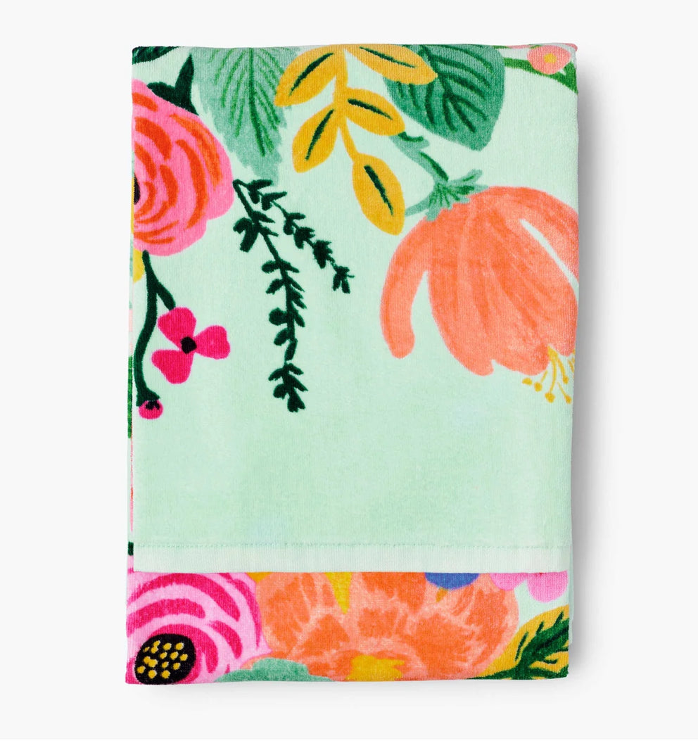Rifle Paper Co. "Garden Party" Beach Towel