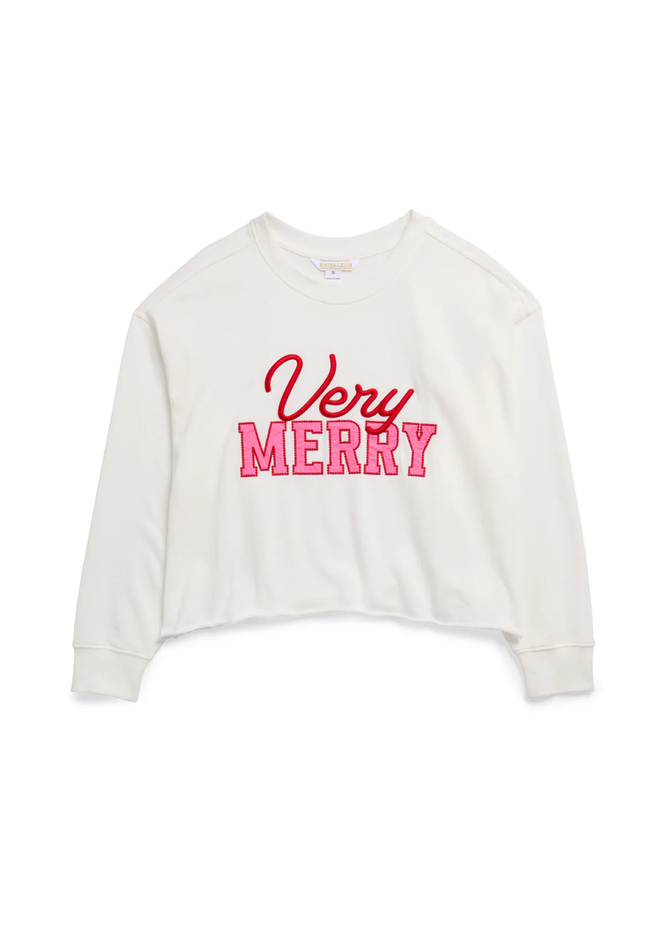 Shiraleah "Very Merry" Sweatshirt-White