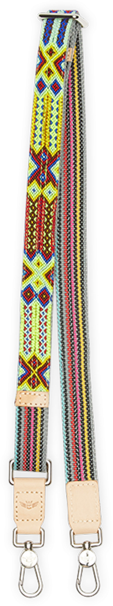 Consuela Citrus Slim Webbing Strap 1"-Chartreuse