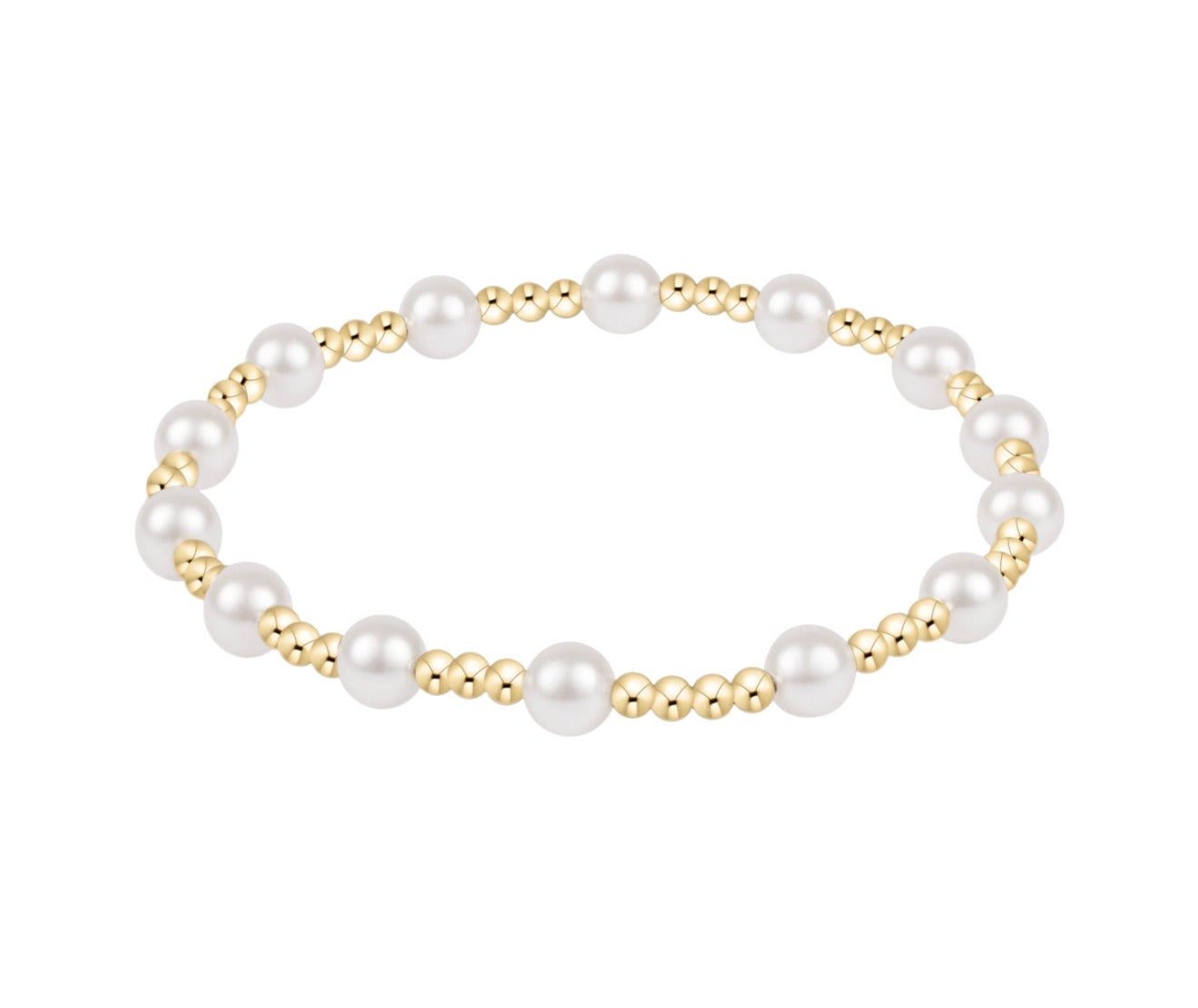 Enewton "Sincerity" Pearl 5mm Bracelet-Gold