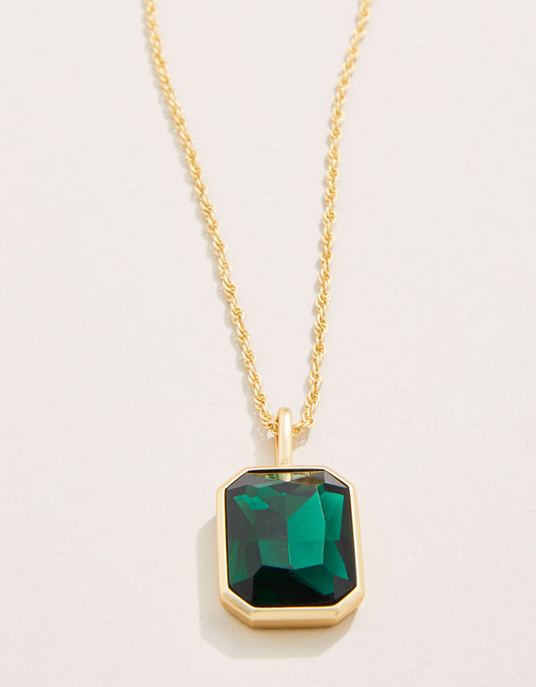 Spartina 449 Grand Chateau Necklace- 18" Dark Green
