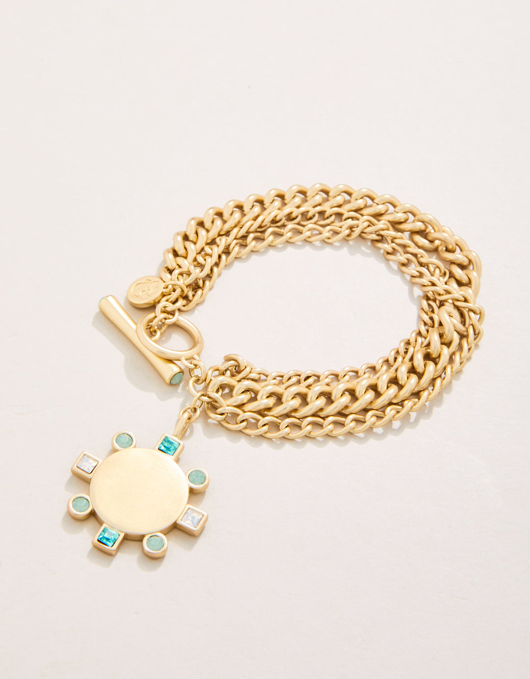 Spartina 449 Mystic Moss Toggle Bracelet-Sea Foam
