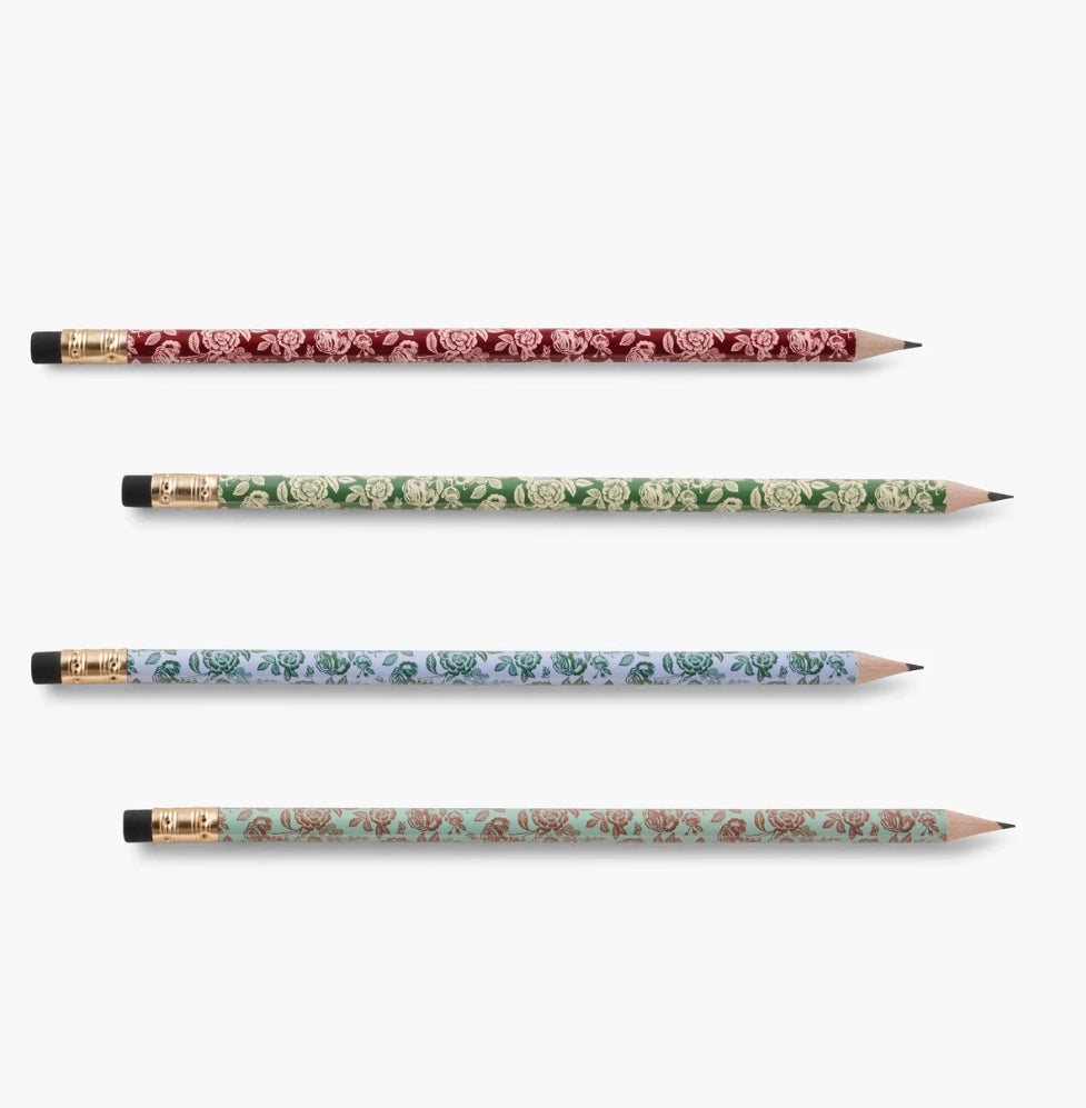 Rifle Paper Co. "English Rose" Pencil Set