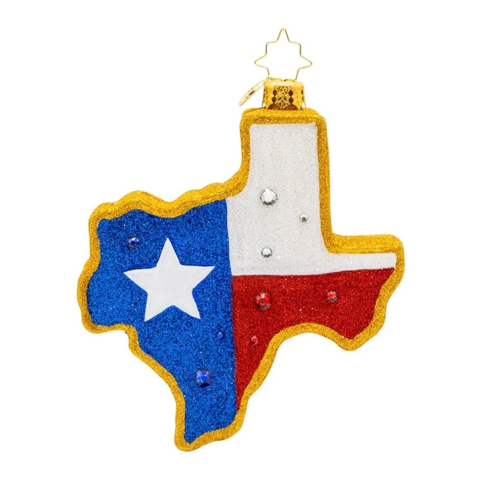 Christopher Radko Ornament-Lone Star Pride