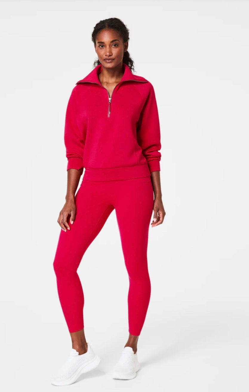 Spanx AirEssentials® Half Zip - Fuschia