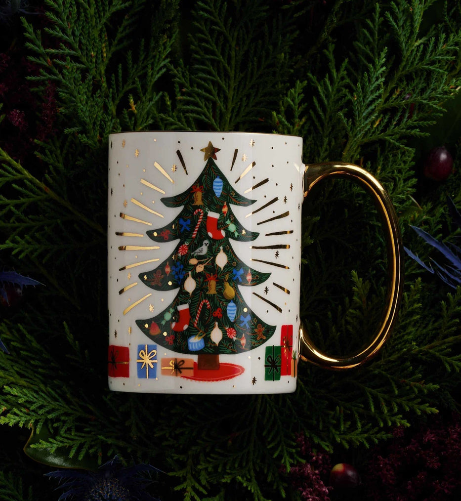 Rifle Paper Co. "Holiday Tree" Porcelain Mug