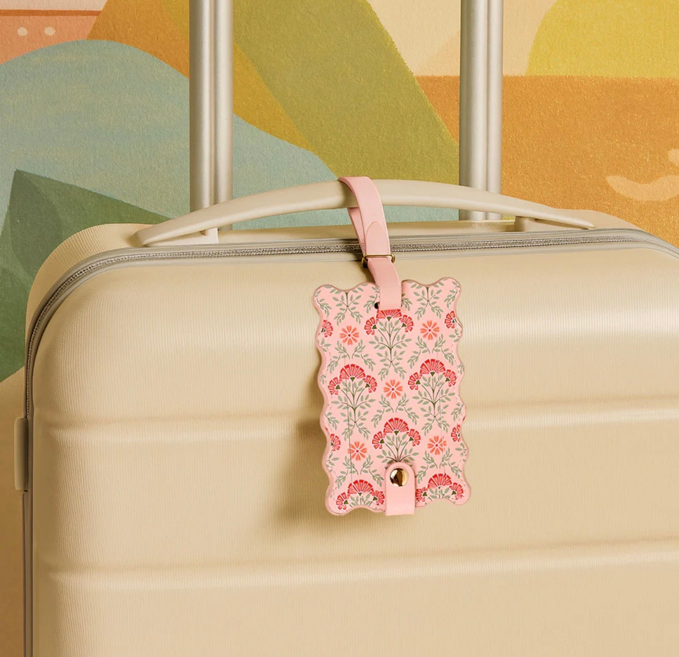 The Darling Effect Luggage Tag-Everbloom Dusty Rose