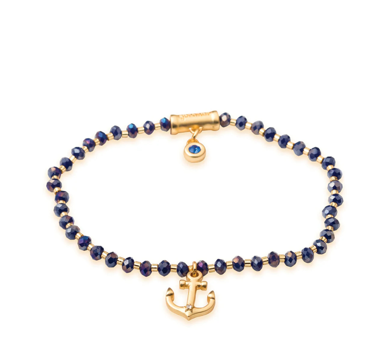 Spartina 449 Twinkle Stretch Bracelet-Blue/Anchor