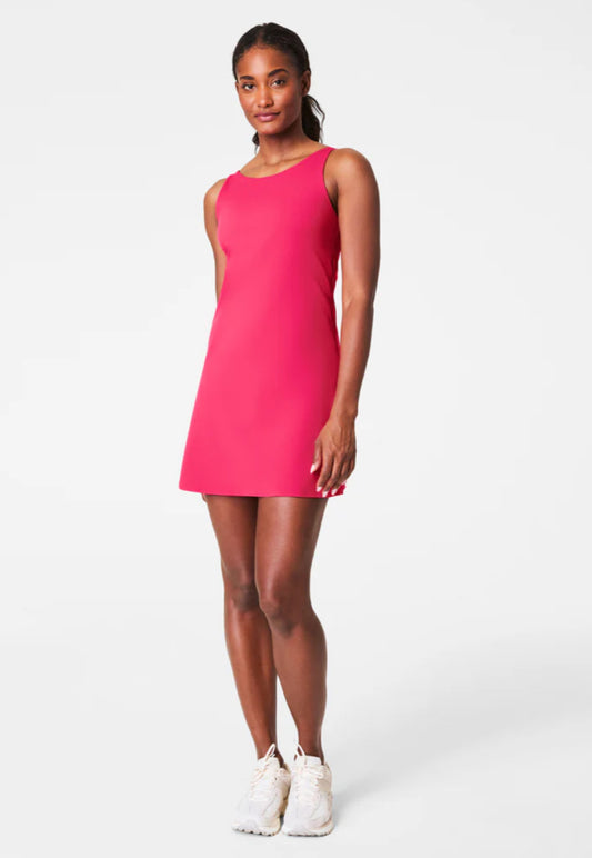 Spanx SPANXshape™ Get Moving High Neck Dress-Tulip