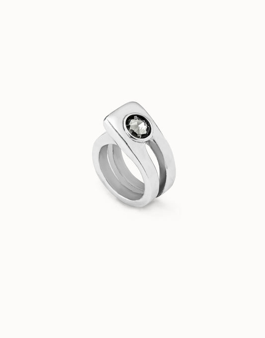 Uno de 50 "On My Own" Ring-Silver