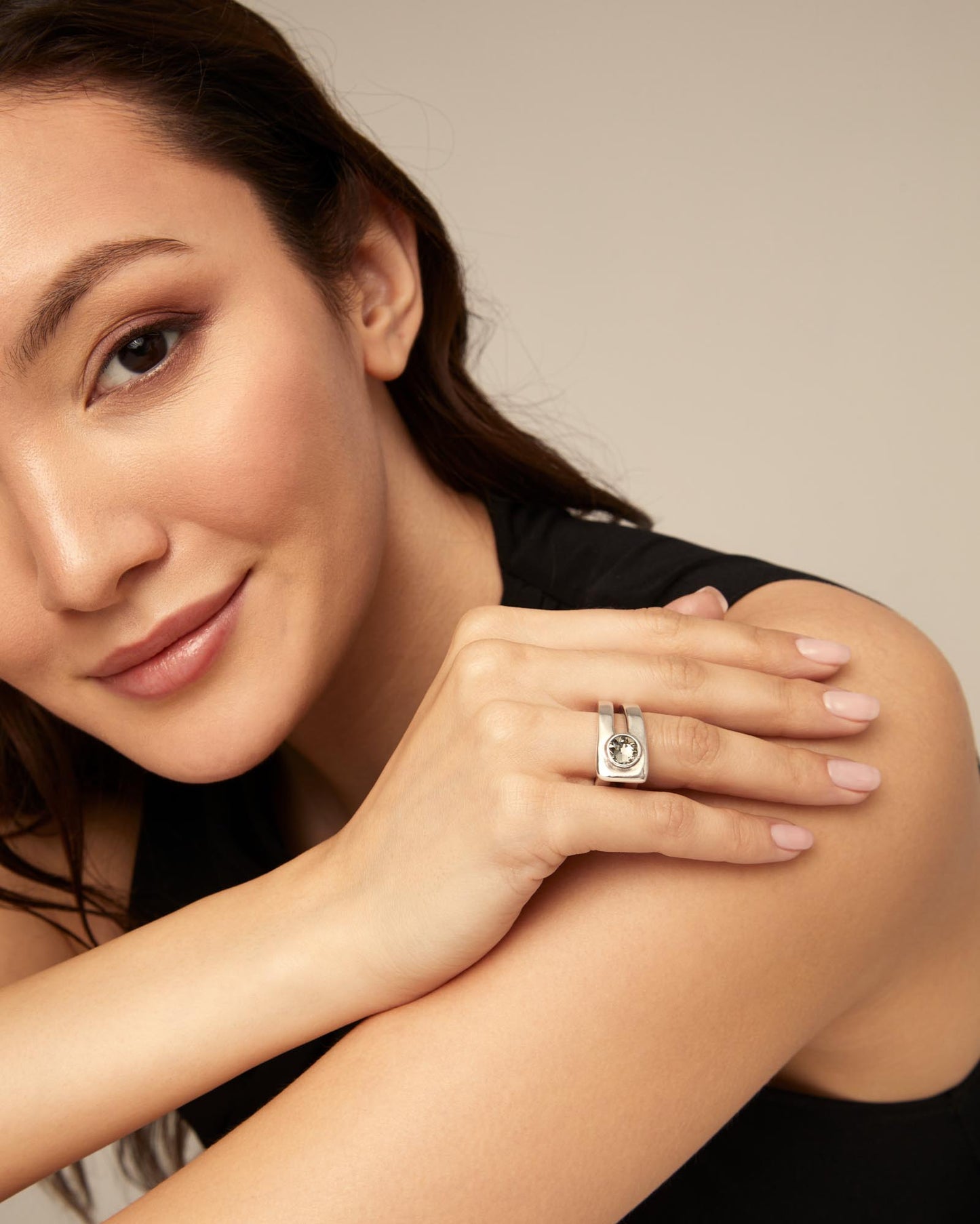 Uno de 50 "On My Own" Ring-Silver