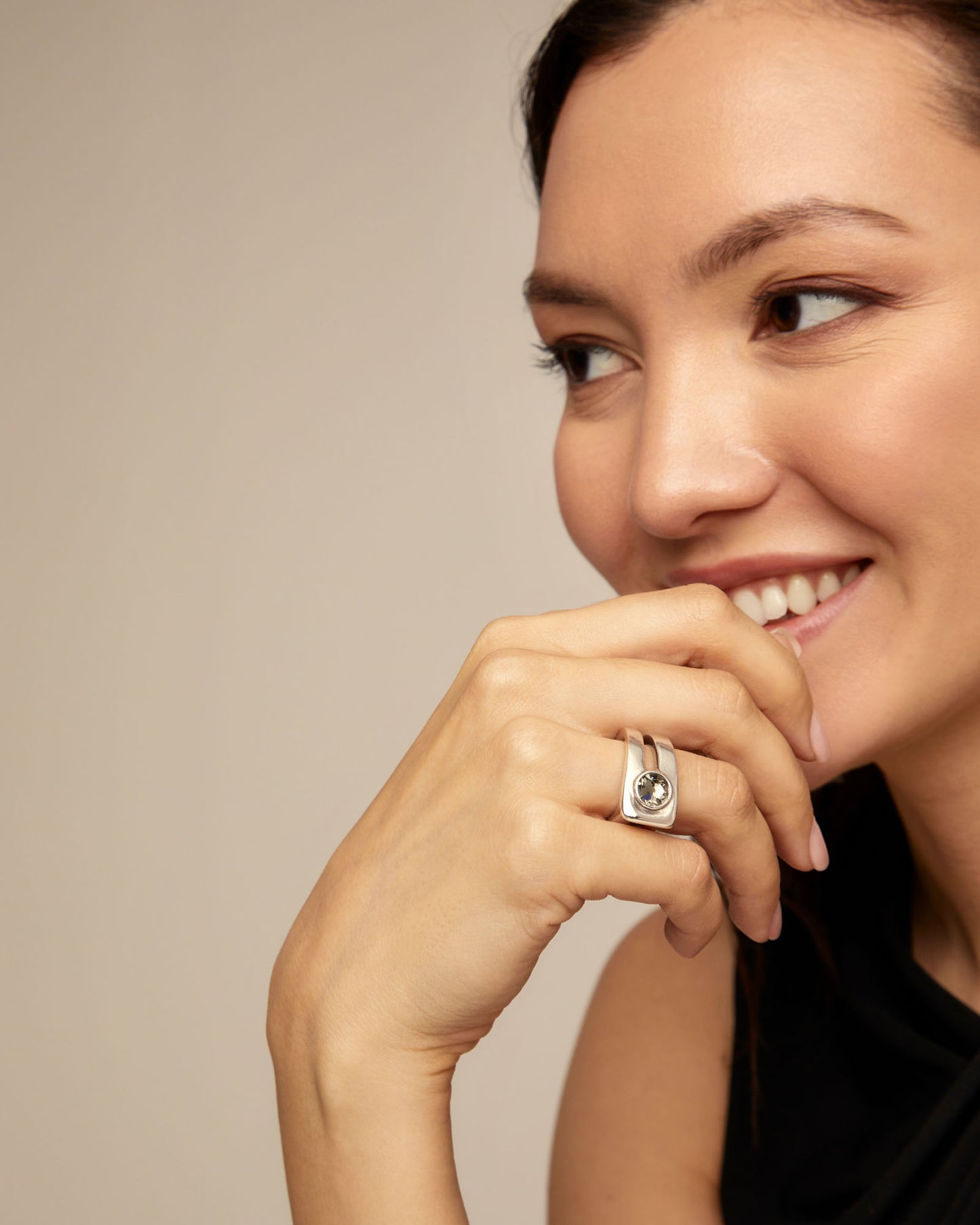 Uno de 50 "On My Own" Ring-Silver