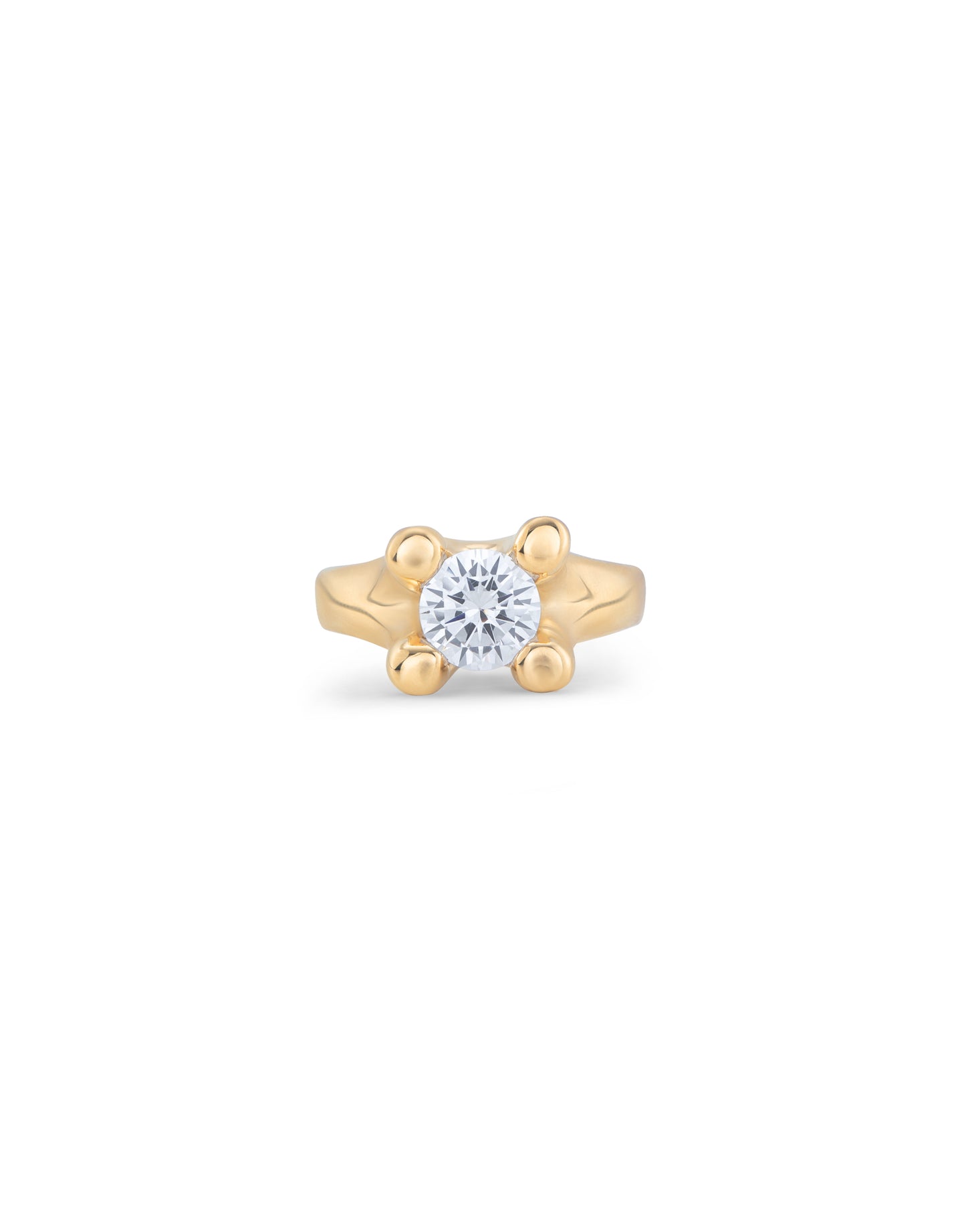 Uno de 50 "Anima" Ring- Gold (clear)
