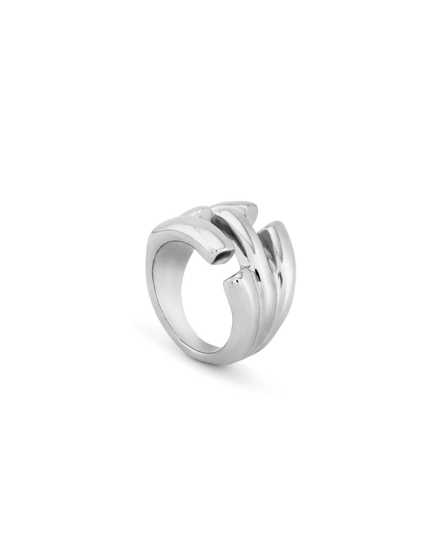Uno de 50 "Electrik" Ring-Silver