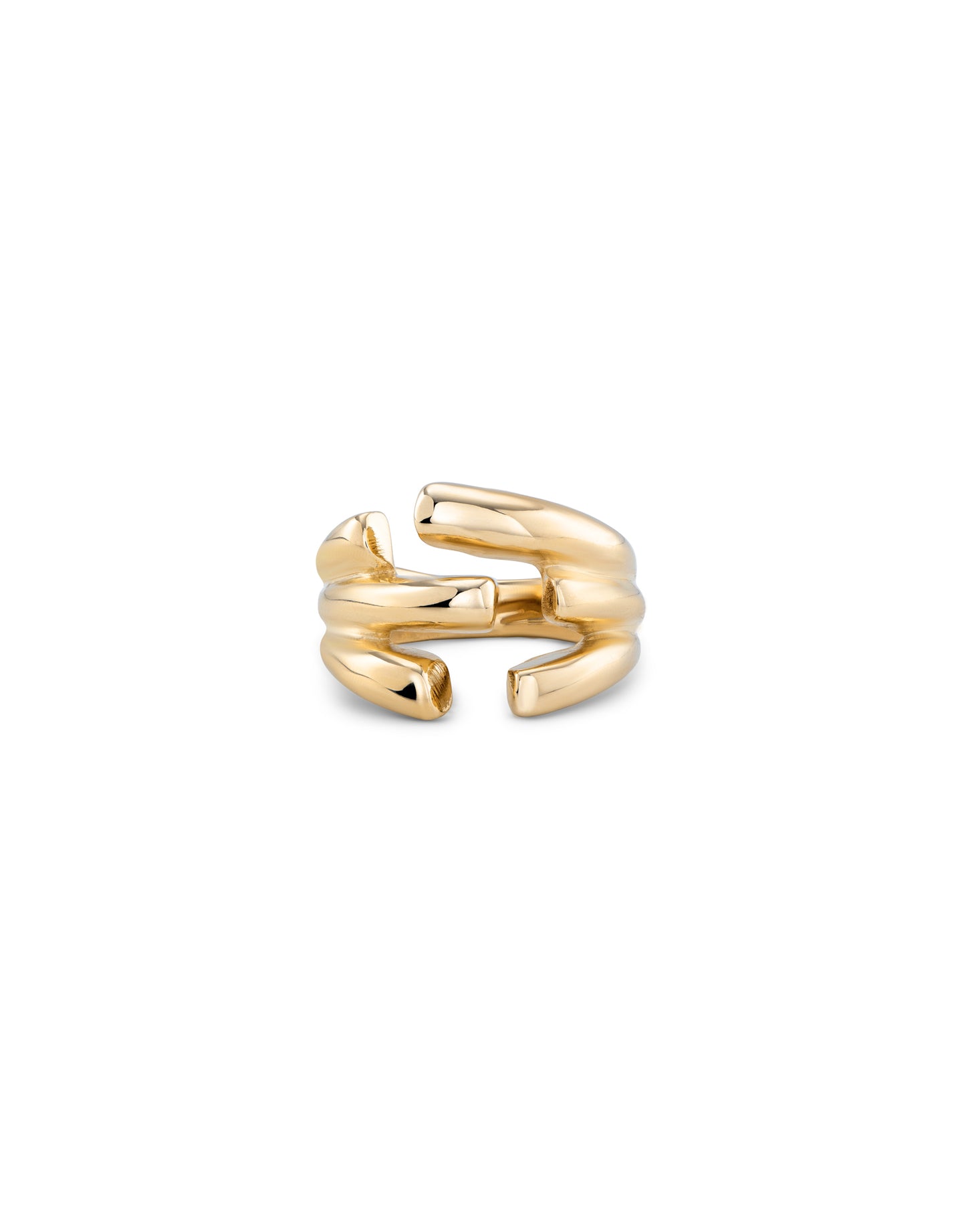 Uno de 50 "Electrik" Ring-Gold
