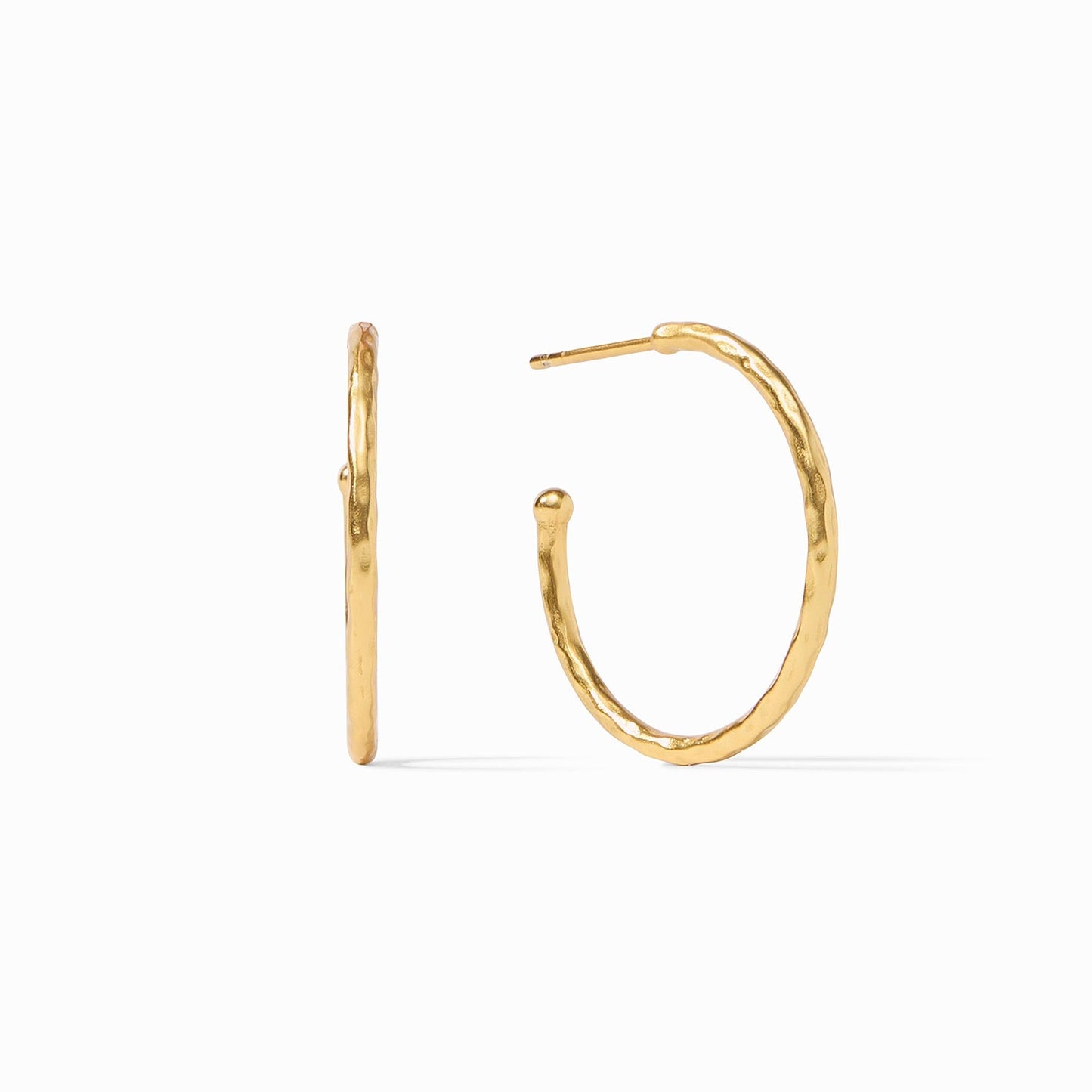 Julie Vos “Astor” Hoop & Charm Earring-Gold