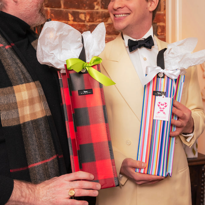 Scout Bags “Spirit Liftah” Wine Bag- Flanel No. 5