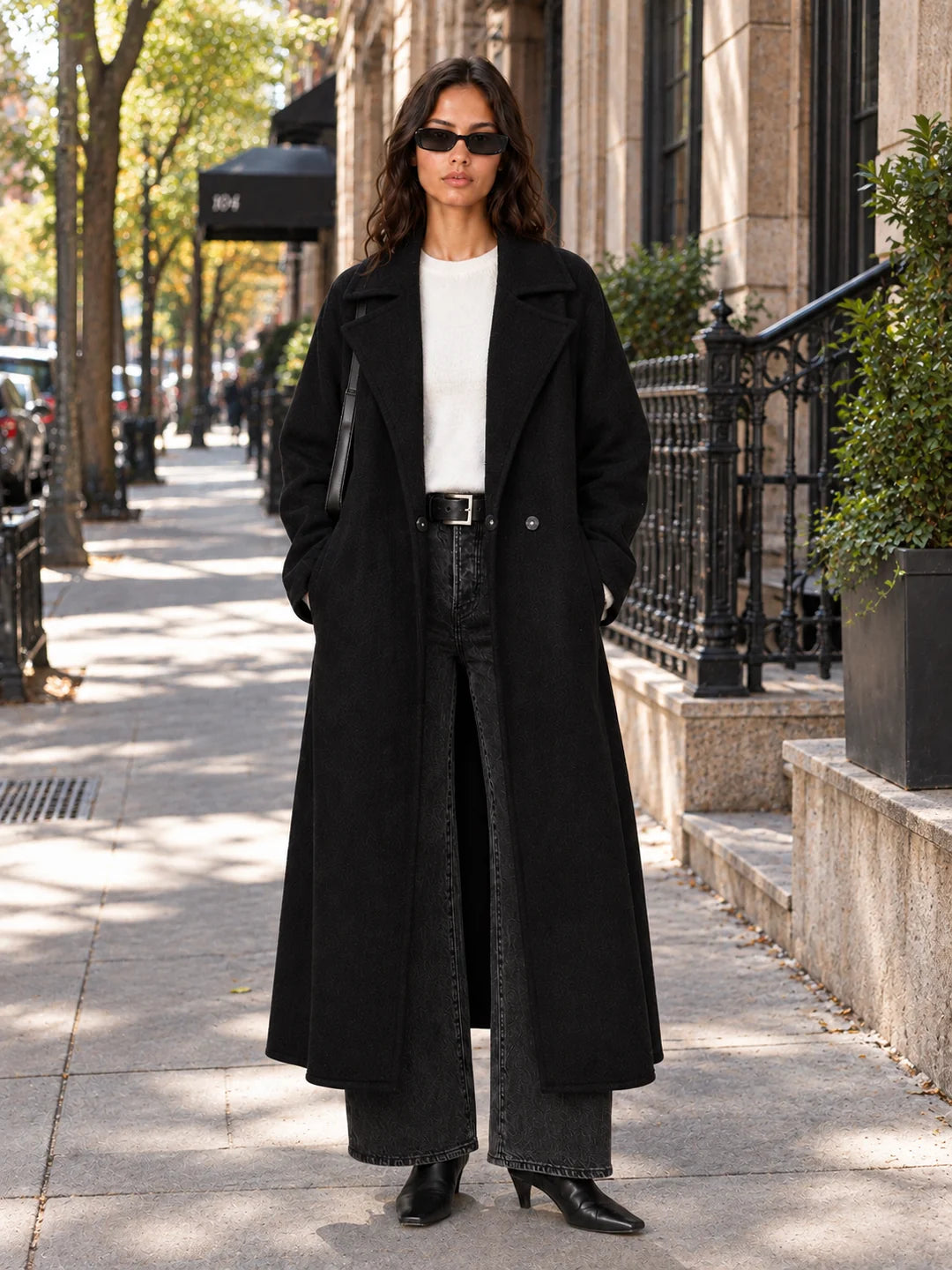 Z Supply Crosby Cocoon Coat-Black
