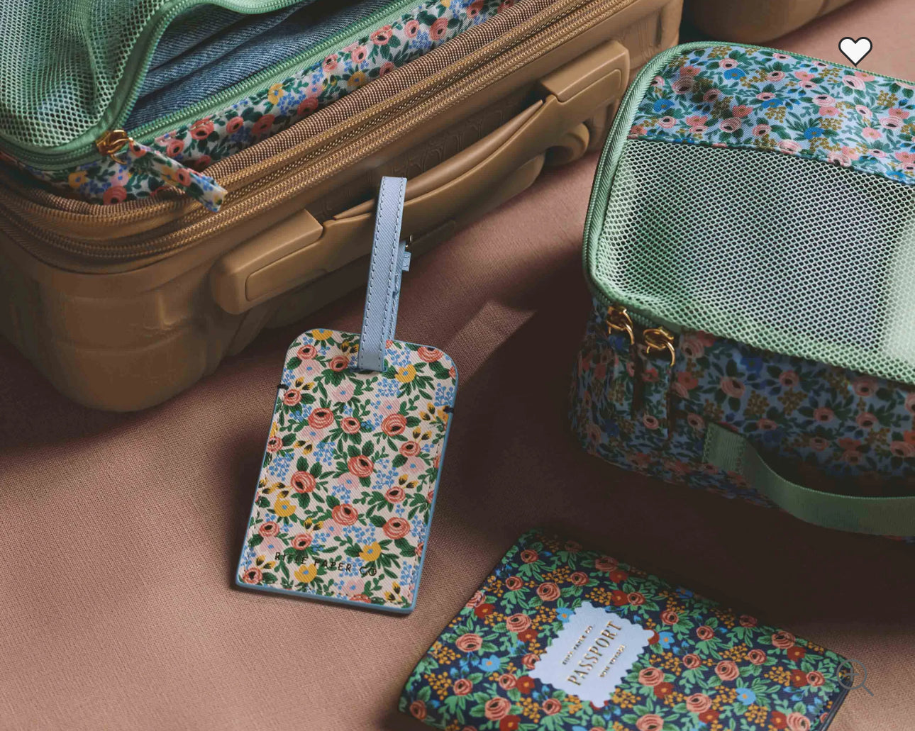 Rifle Paper Co. "Rosa" Luggage Tag