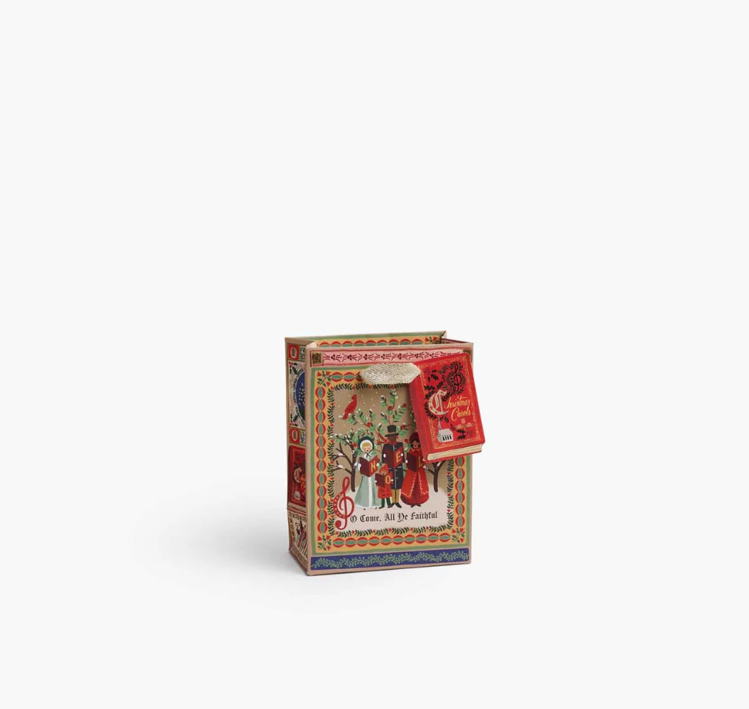 Rifle Paper Co. “Christmas Carolers” Gift Bags - Available in 3 Sizes