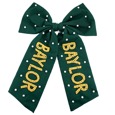 Beaded Hair Bow-Baylor