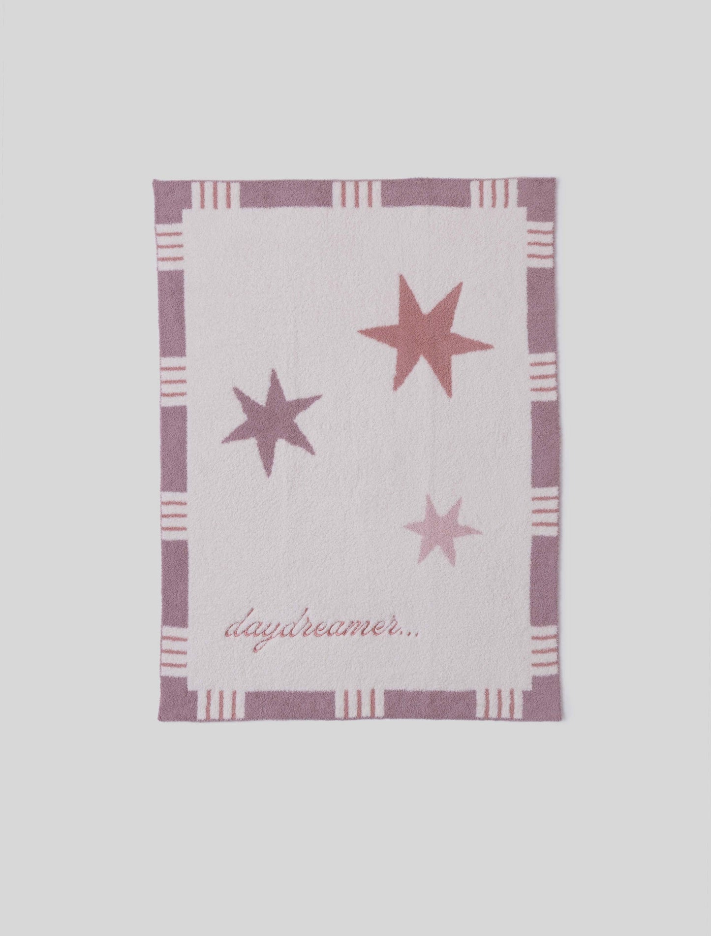 Barefoot Dreams CozyChic® Starry Daydreamer Stroller Blanket-Teaberry Multi