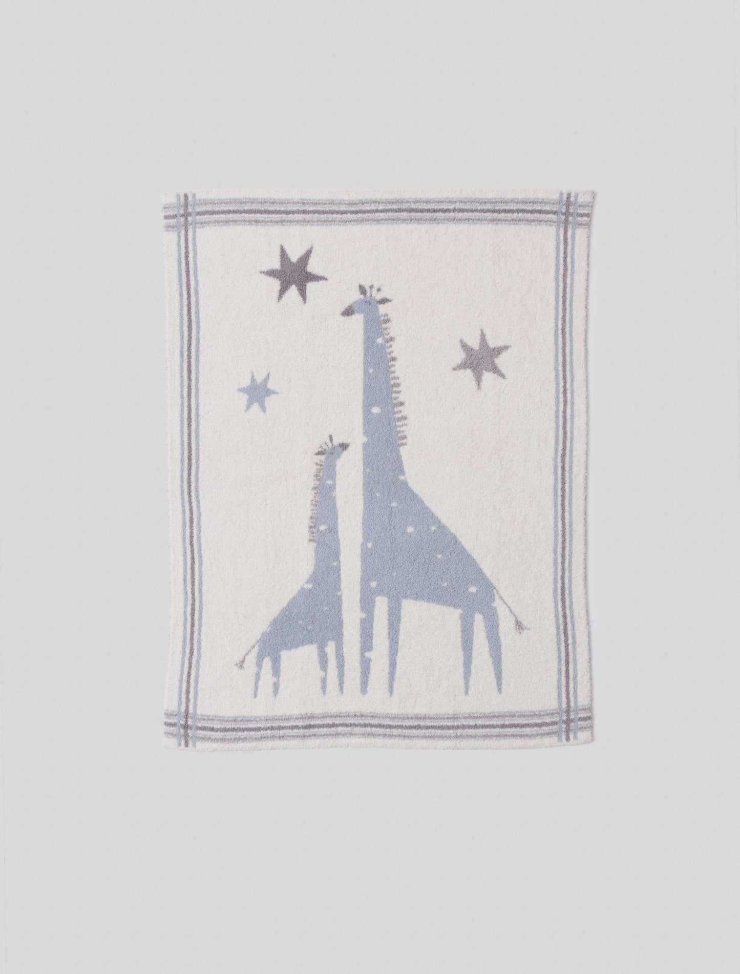 Barefoot Dreams CozyChic® Giraffe Stroller Blanket-Raindrop Multi