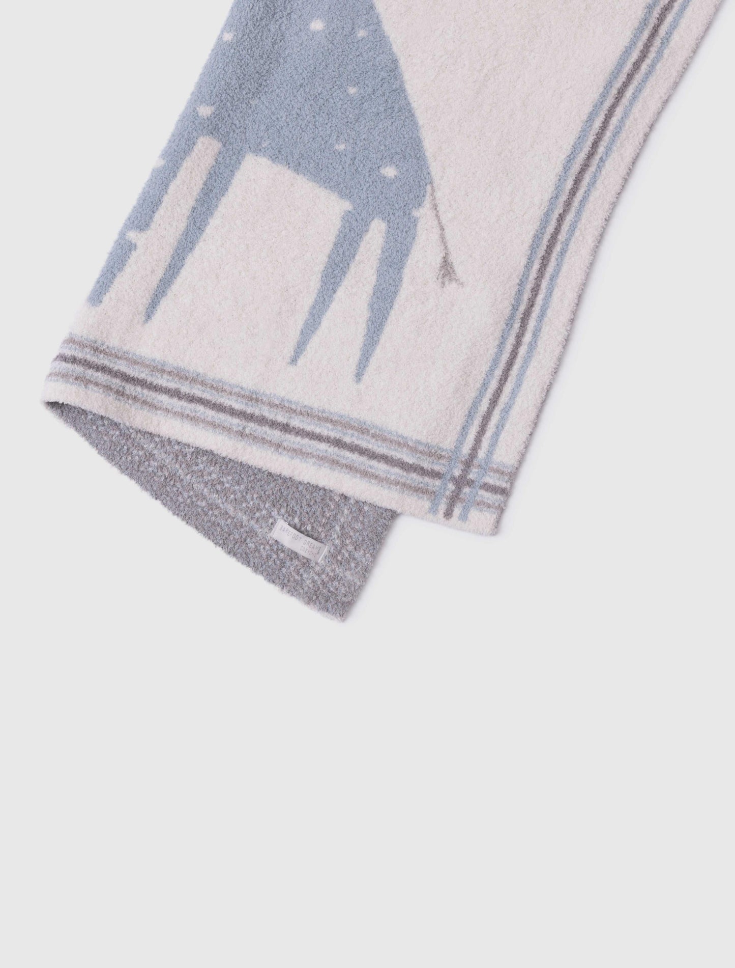 Barefoot Dreams CozyChic® Giraffe Stroller Blanket-Raindrop Multi