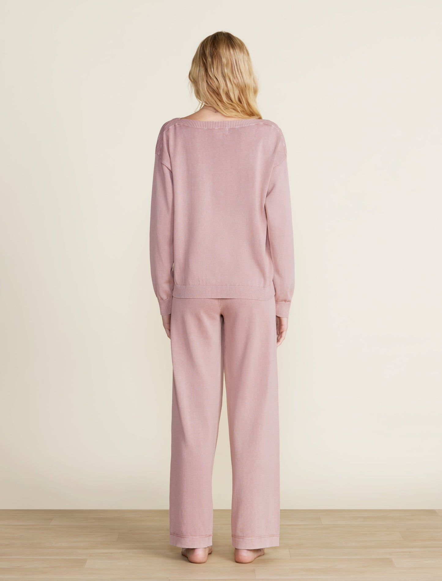 Barefoot Dreams Sunbleached Boatneck Pullover-Teaberry