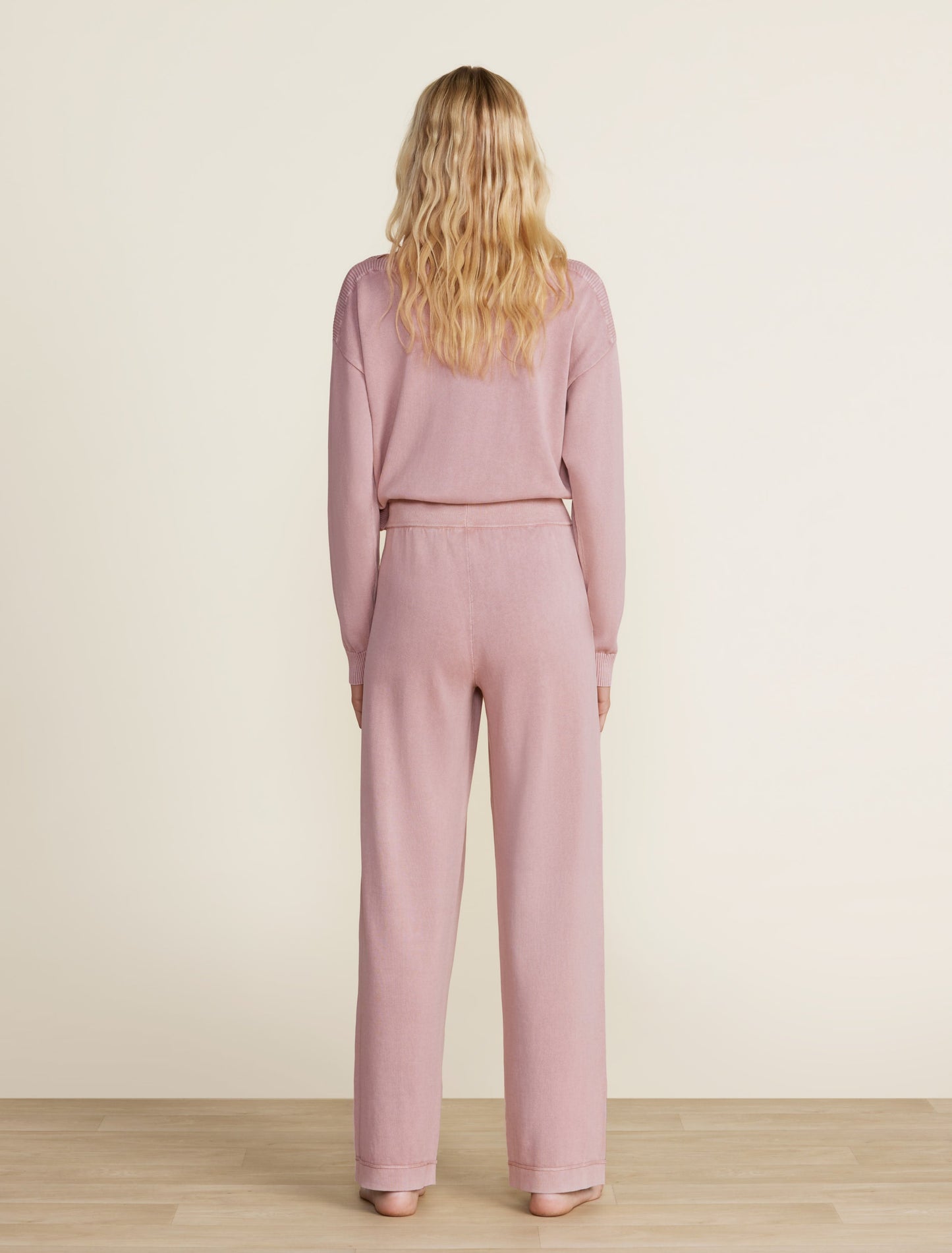 Barefoot Dreams Sunbleached Seamed Pant-Teaberry