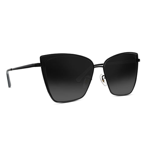 DIFF Eyewear “Becky” Non-Polarized Black Sunglasses