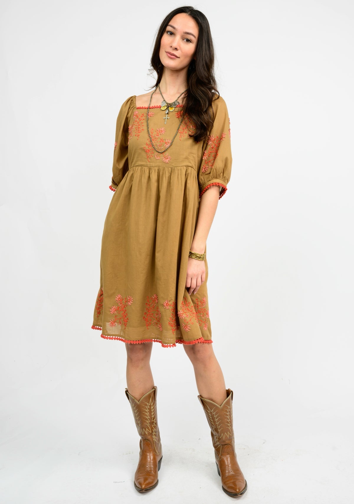 Sister Mary “Bernice” Dress - Brown