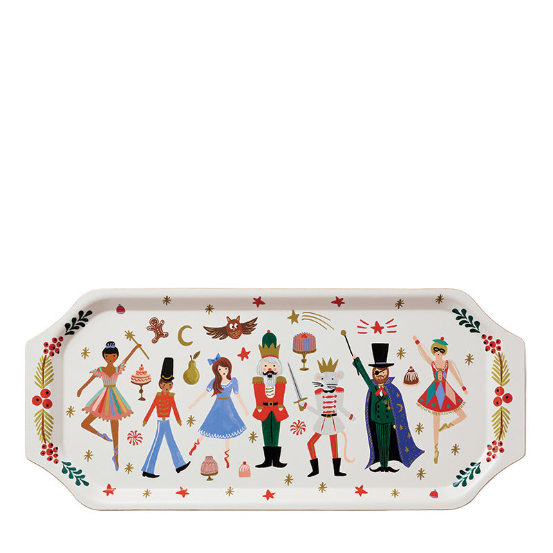 Rifle Paper Co. "Nutcracker" Large Catchall Porcelain Tray
