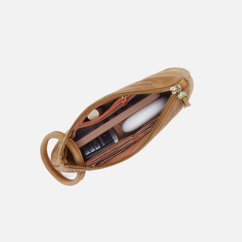 Hobo Bags “Daisy Daze” Large Wristlet - Whiskey