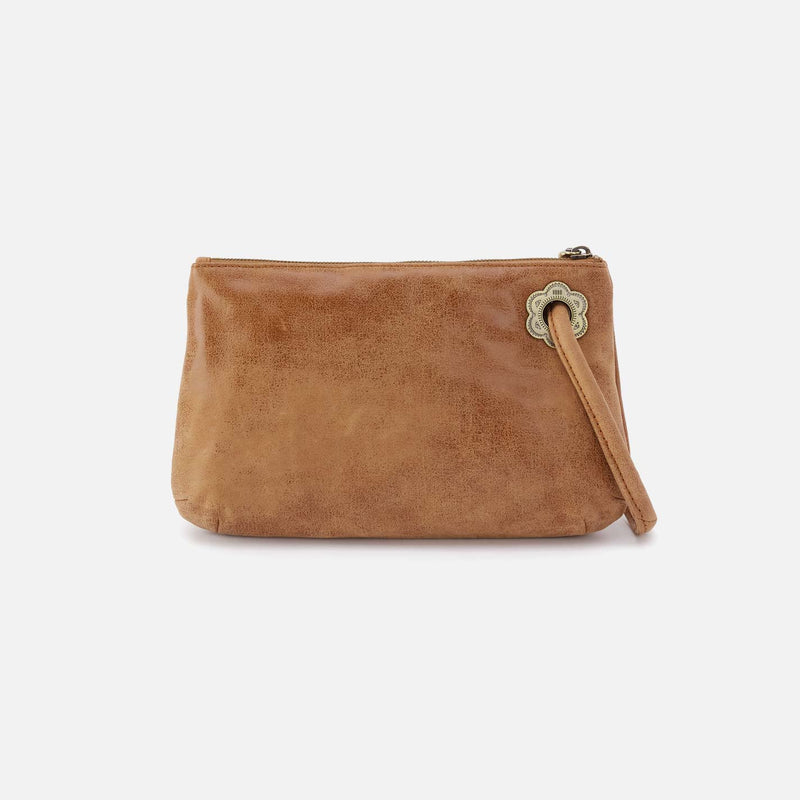 Hobo Bags “Daisy Daze” Large Wristlet - Whiskey