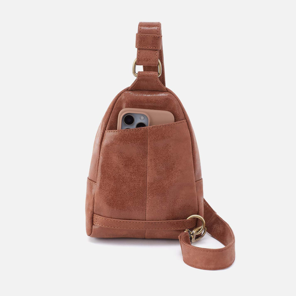 Hobo Bags "Fern" Sling-Burnished Saddle
