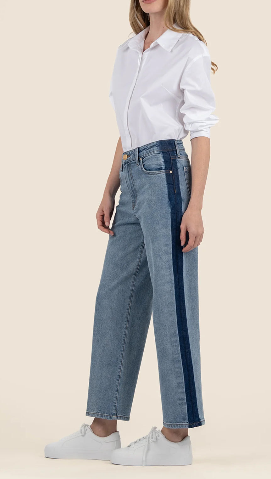 Kut from the Kloth "Charlotte" High Rise Wide Leg-Intense