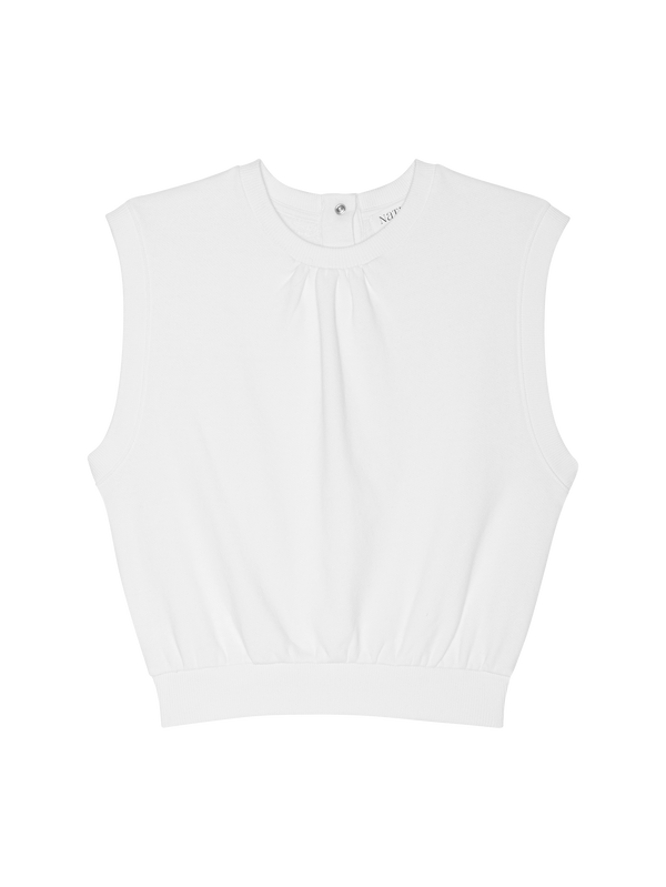 Nation LTD "Billie" Tank Sweatshirt-Porcelain