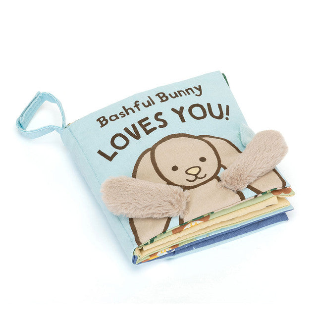 Jellycat "Bashful Bunny Loves You!" Soft Book