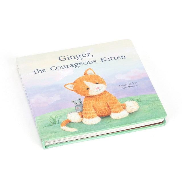 Jellycat "Ginger, the Courageous Kitten" Book