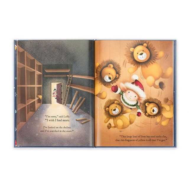 Jellycat "Eldo Elf and the Patchwork Bashful Bunny" Book
