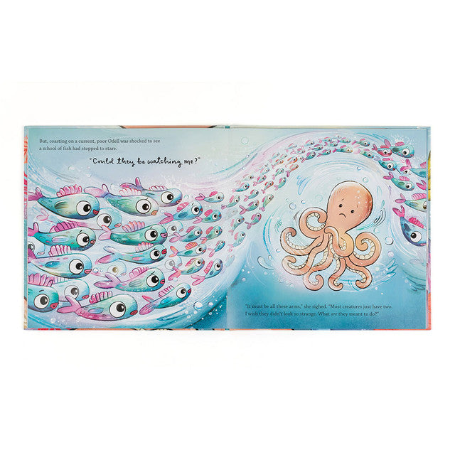 Jellycat “Odell's Amazing Arms” Book