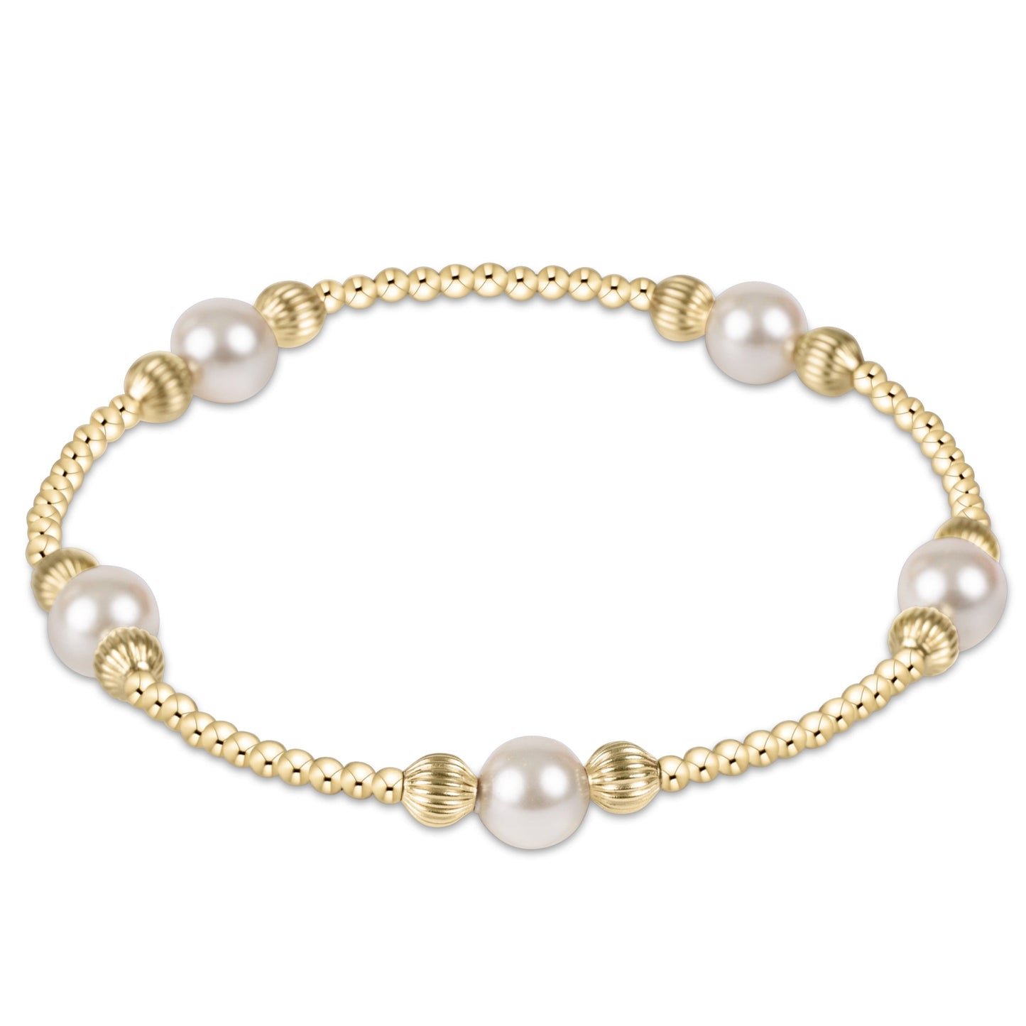 Enewton “Purpose Pearl” 6mm Dignity Gold Bracelet