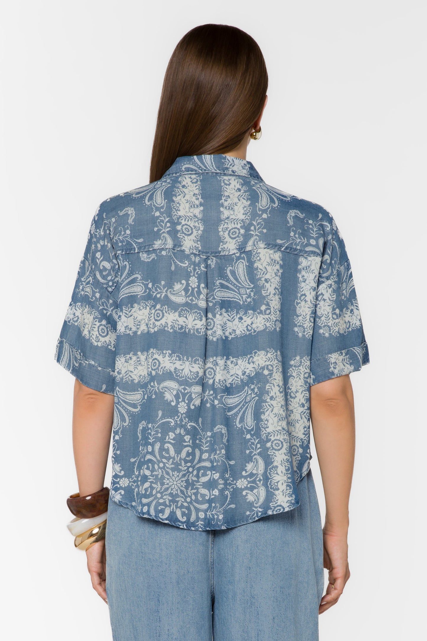 Velvet Heart "Brandon" S/S Top-Bandana