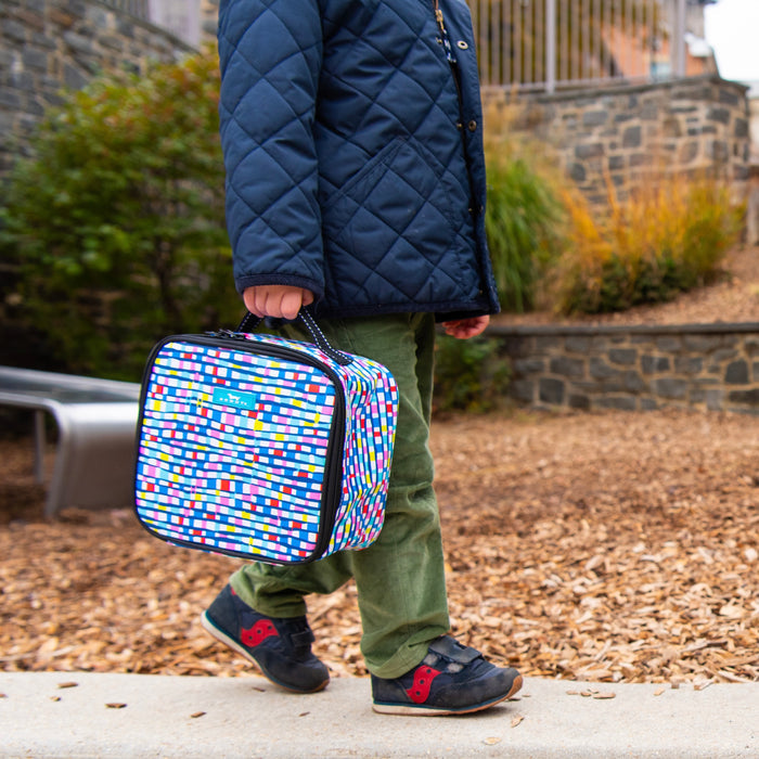 Scout Bags “Weavie Wonder “ Four Square Lunch Box