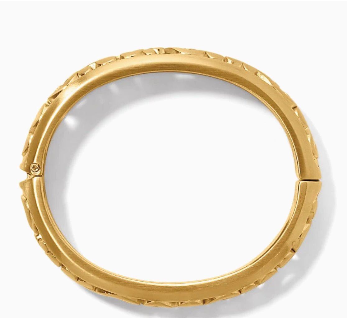 Brighton Contempo Medium Hinged Bangle-Gold