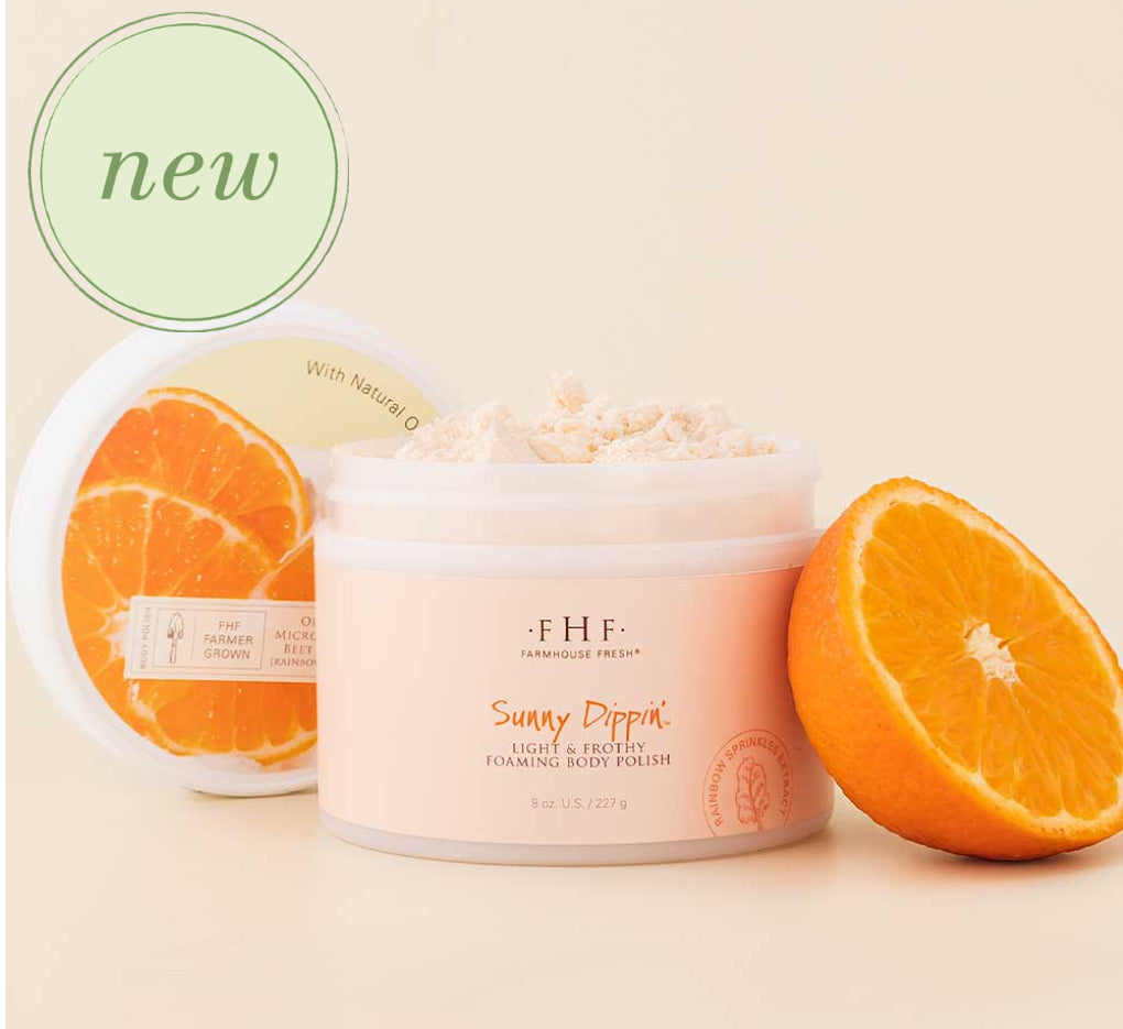 Farmhouse Fresh Sunny Dippin' Foaming Body Scrub