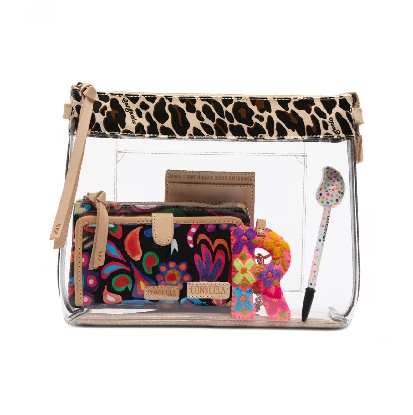 Consuela Downtown Crossbody - Clear Mona