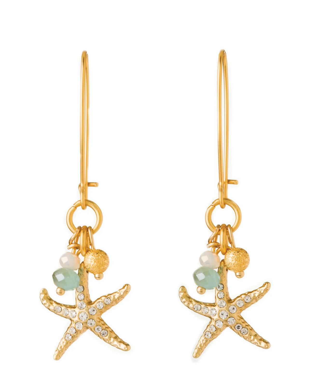Spartina 449 Starfish Sparkle Drop Earrings