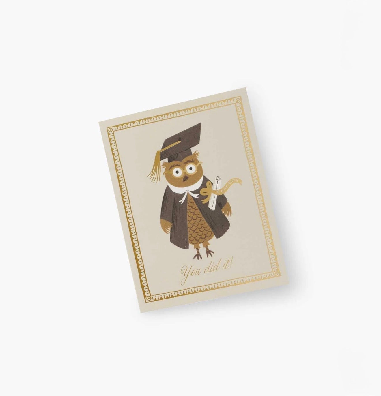 Rifle Paper Co. "Congrats Owl Graduation" Card